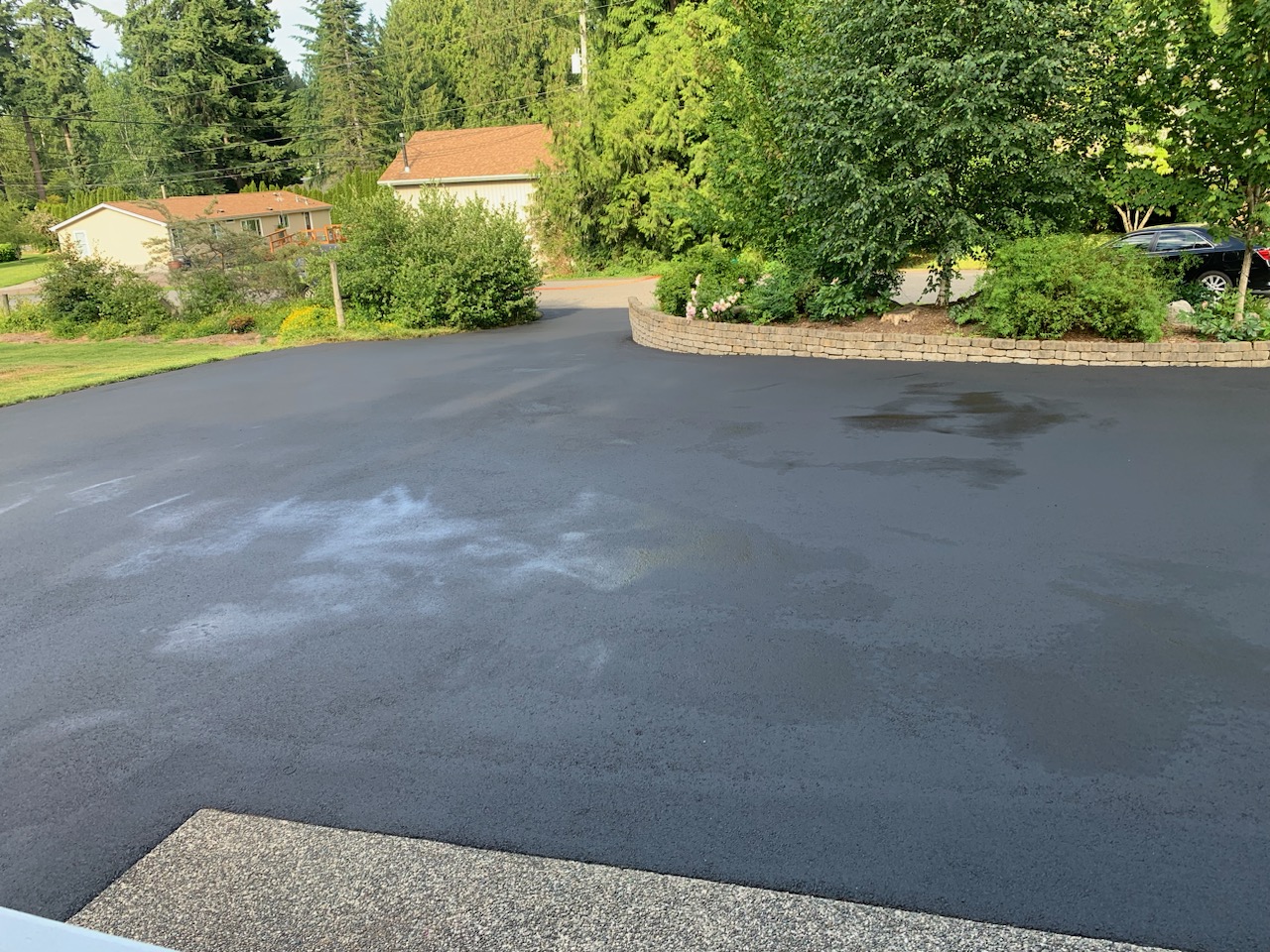 After Driveway Sealcoating