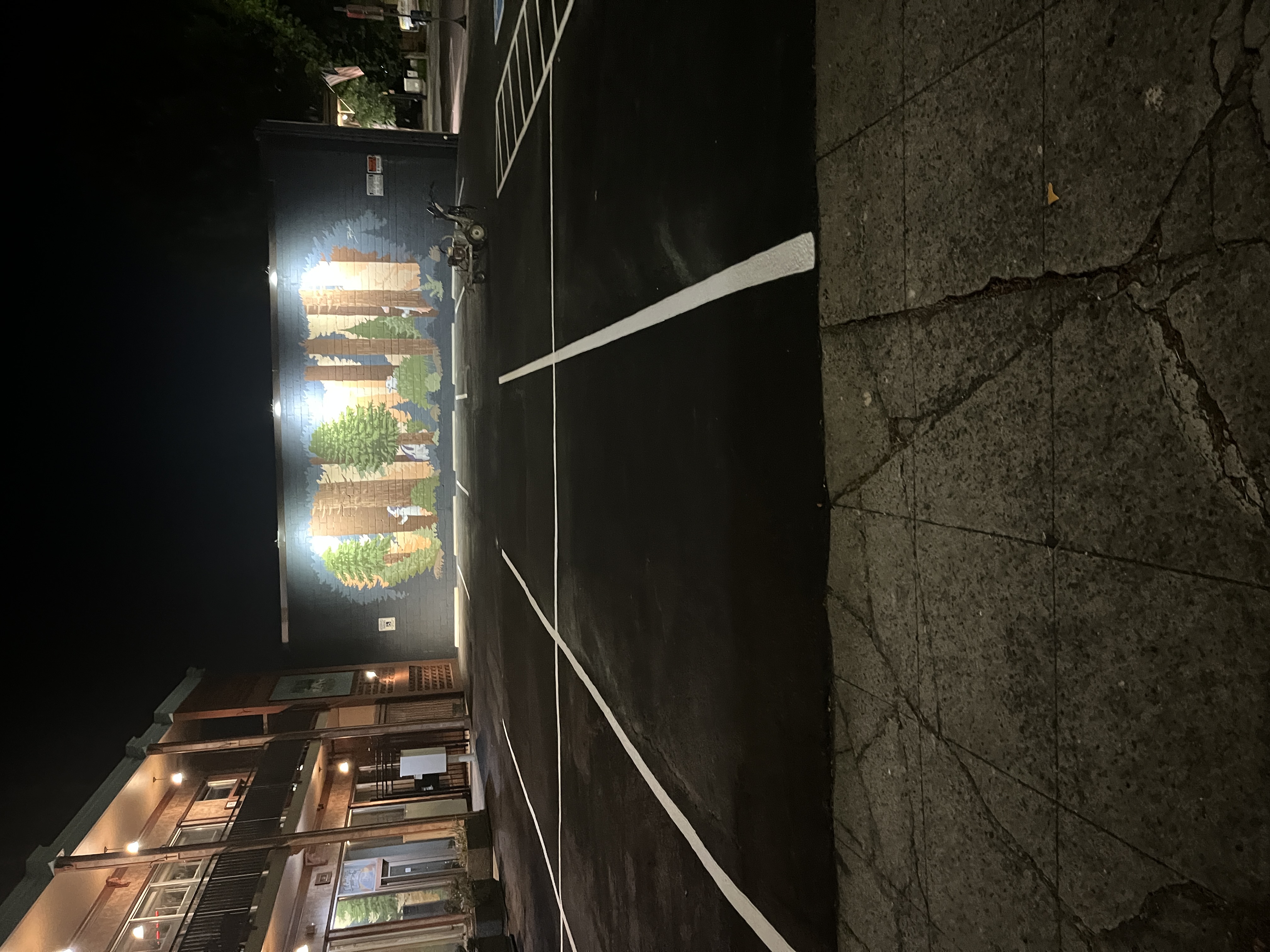 After Commercial Parking Lot