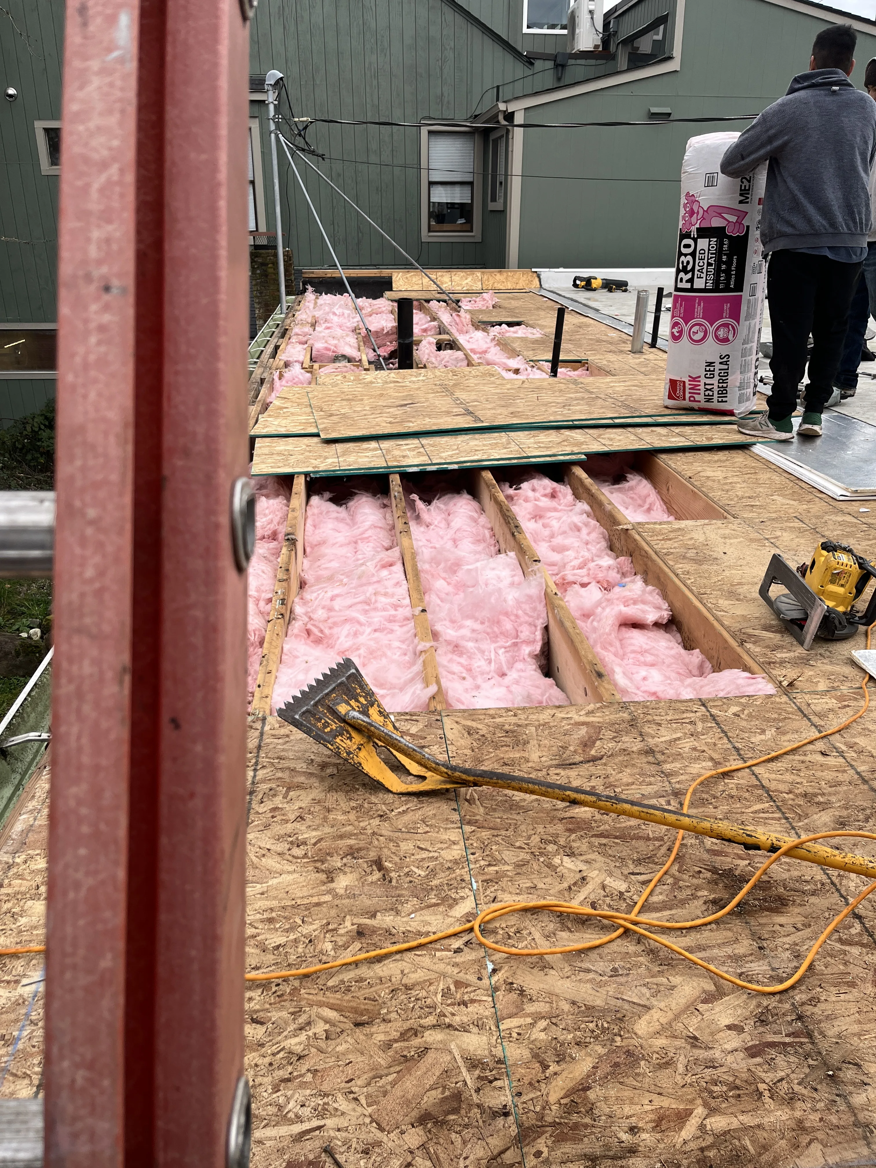 Before Commercial Flat Roof